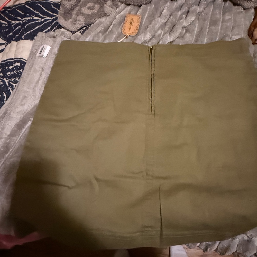 Green Mini Pencil Skirt for Casual Work